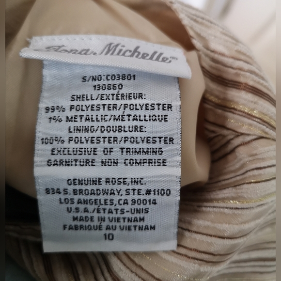 Jona Michelle Golden dress - Picture 12 of 13